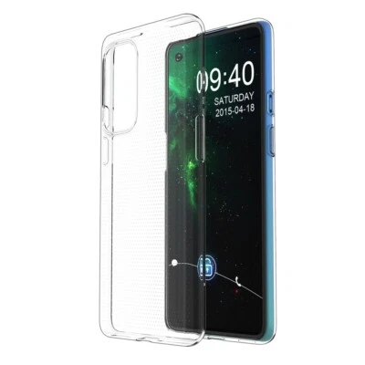 COVERKINGZ Funda protectora de silicona transparente para móvil OnePlus 9
