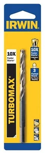 Irwin 73305 TURBOMAX High Speed Steel Straight Shank Drill Bits 5/64 x 2 L in. - Picture 1 of 2