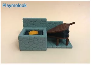 FABBRO FORGIATO stampato in 3d su scala Playmobil. Figurine Playmobil non incluse. - Foto 1 di 2