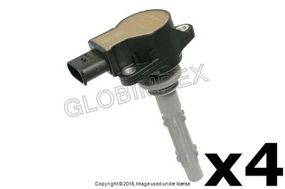 Mercedes (2005+) Ignition Coil With Spark Plug Connector (4) DELPHI OEM  - Image 1 of 2