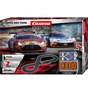 Carrera 25245 Evolution Flames and Fame analog slot car race set - Picture 1 of 5