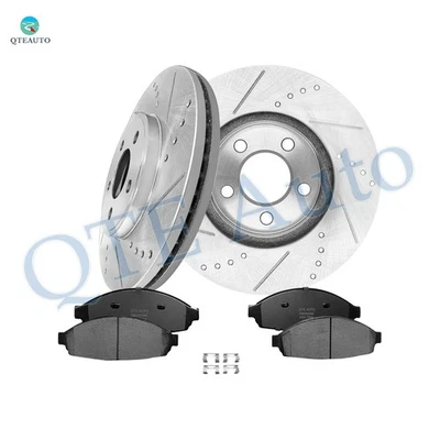 6 rotores de freio dianteiros 305,2 mm perfurados - Pastilha de freio para 2003-2011 Ford Crown Victoria - Imagem 1 de 4