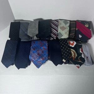 VTG Lot 15 Of Ties: Some Silk, Stuart Ashley, Sears, Italian, Palm Beach, Carter - Picture 1 of 10