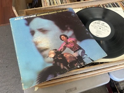 ARLO GUTHRIE Running Down The Road 1969 US ORG White Label PROMO LP Folk ROCK - Image 1 of 4