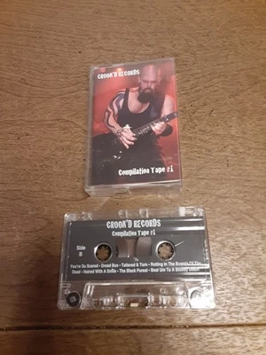 Crook'd Records Compilation Tape #1 Cassette 1990's Rare Lucifer's Hammer - Image 1 of 4