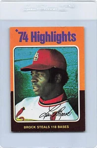 1975 Topps #2 Lou Brock Cardinals EX/MT *7594 - Picture 1 of 2