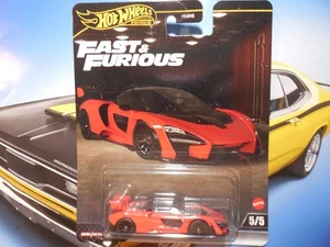 Hot Wheels Premium Fast & Furious J McLaren Senna Release J 2024 rojo RR ENVÍO GRATUITO - Imagen 1 de 3