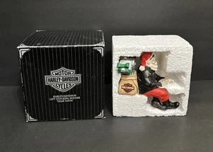Vintage Harley Davidson “Dear Santa” Shelf Sitter Stocking Holder 1997 - Picture 1 of 24
