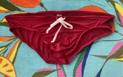 N2N Bodywear Para Hombre Talla L Rojo Catalina Deporte Cordón Bikini Natación Calzoncillo Foto 1 de 4