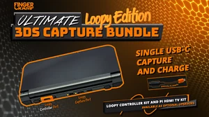 NEW NINTENDO 3DS XL Capture KIT Bundle V2 - LOOPY CAPTURE | LOOPY USB-C HDMI TV - Picture 1 of 6