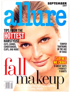 Bridget Hall KATE MOSS Guinevere Van Seenus ALLURE magazine 1997 Sep ASHLEY JUDD - Picture 1 of 18