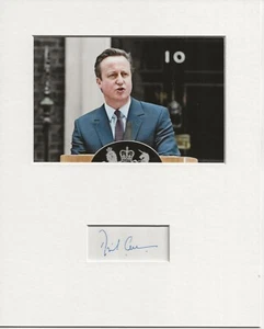 David Cameron pm signed genuine authentic autograph signature UACC RD COA - Picture 1 of 1