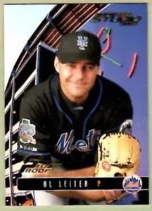 AL LEITER NY Mets ~ 2003 Studio Gold Proof #ed ~ ENVÍO GRATUITO - Imagen 1 de 2