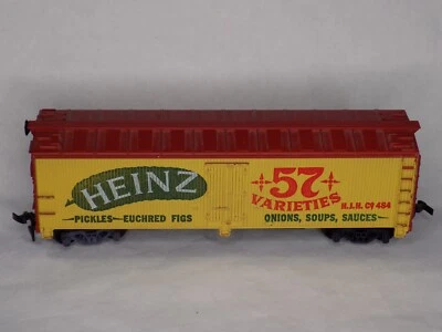 Tyco HEINZ H J H Co 484 Dbl Sheathed 40' Wooden Box Car HO Scale Made in USA VTG - Image 1 of 4