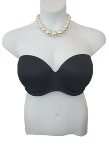 Cacique BH ohne Bügel BlacK 40DDD leicht Multiway trägerlos - Bild 1 von 11