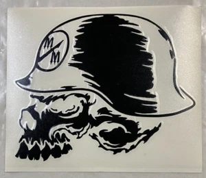 Metal Mulisha 8" Upheaval Printed Decal Sticker 20.5cm x 17cm Black - Picture 1 of 2
