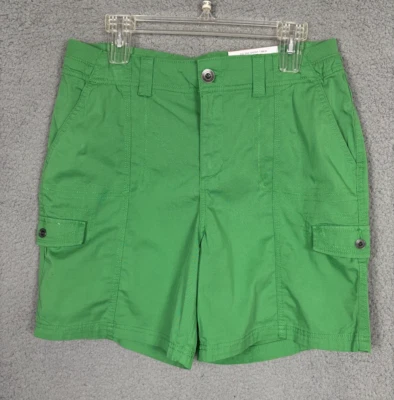 Style & Co Women's Comfort-Waist Cargo Shorts Green Size 12 New With Tags. - Image 1 of 4