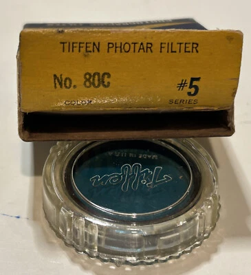 Series 5 Tiffen Photar # 80C Color Correction Filter Vintage Photo Equipment - Image 1 of 4