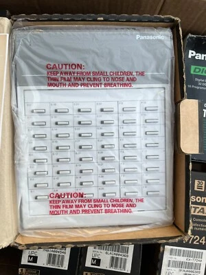Panasonic KX-T7240 48-Button Add-On Module (WHITE/ New in original boxes) - Image 1 of 3