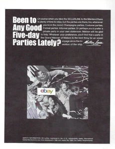 MATSON LINES HAWAII S.S. LURLINE WAR IN LETZTER ZEIT AUF ALLEN GUTEN 5-TAGE-PARTYS HAWAII-ANZEIGE - Bild 1 von 1