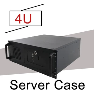 New 4U Server Chassis Rackmount Case 7 3.5" HDD Drive Bays - Picture 1 of 17