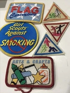 Lote de 6 planchas de transferencia. Bandera Girl Scouts Artes y Manualidades Personas - Imagen 1 de 1