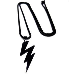 Blitz Halskette Anhänger Bowie Musik Gothic Punk Hexe Zauber Stern Geschenk - Bild 1 von 3