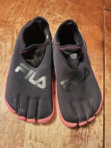 Fila Skele-toes EZ Slide Water Shoes Womans Size 7 Pink/Black - Picture 1 of 5