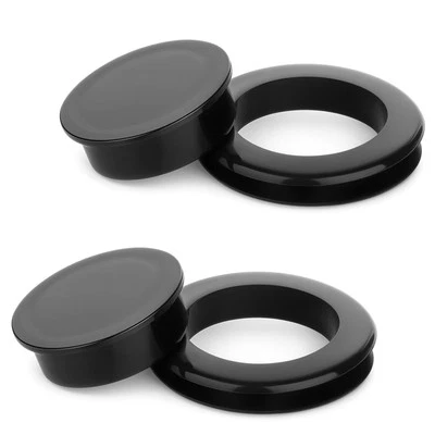 2 Sets 2 Inch Patio Table Umbrella Hole Ring and Cap Set for Outdoor Patio - Image 1 of 4