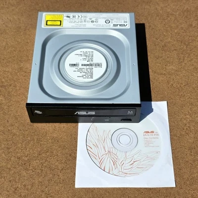 ASUS DRW-24F1ST d/BLK/B/AS 24X SATA DVD WRITER Drive - Image 1 of 4