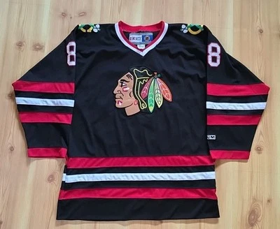 Camiseta deportiva CCM NHL Blackhawks Kane #88 talla L Foto 1 de 4