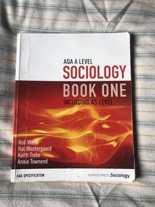 AQA a Level Sociology Textbook BOOK ONE Rob, Westergaard, Hal, Townend, Annie - Picture 1 of 2