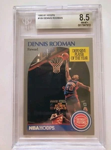 Aros de la NBA 1990-91 #109 Dennis Rodman BGS 8,5 - Imagen 1 de 4