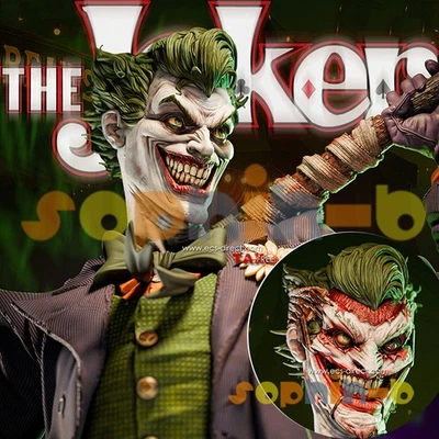 The Joker Statue Resin 1:4 Model Kit Unpainted 3d Print GK Statue Figure - Image 1 of 4
