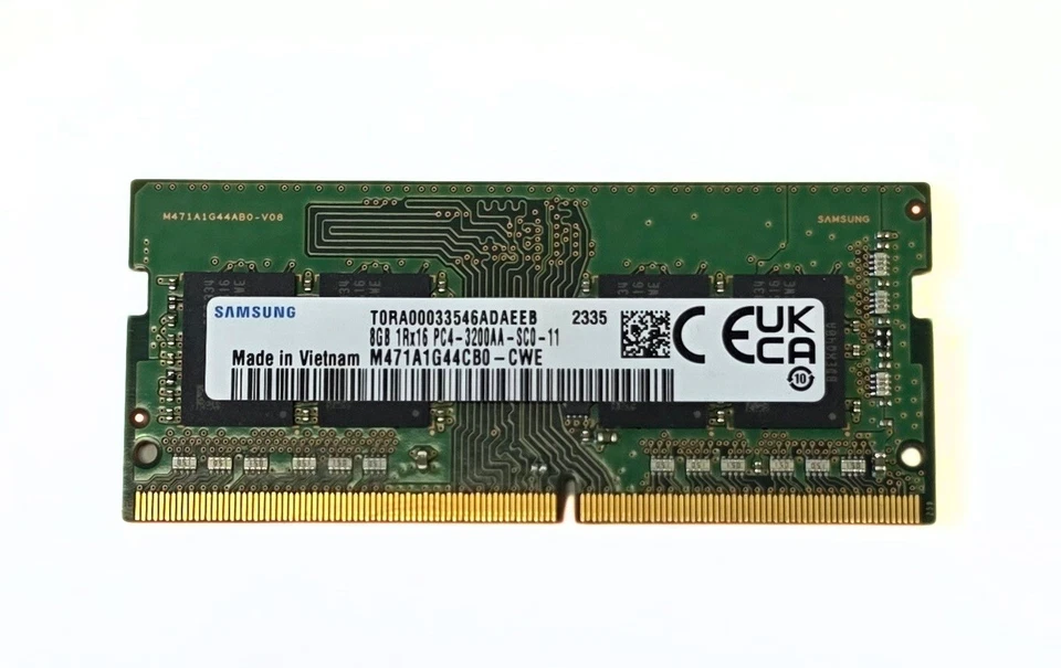 8GB Arbeitsspeicher DDR4 RAM 3200 MHz SO-DIMM für Notebooks 1Rx16 - Bild 1 von 1