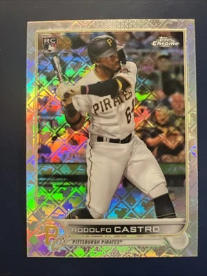 2022 Topps Chrome Logofractor Edition Rodolfo Castro #43 (RC) - Image 1 of 3