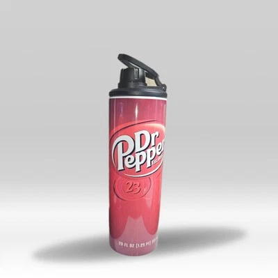 Combo de vaso/botella de agua Dr Pepper aislado de acero inoxidable de 20 onzas Foto 1 de 3