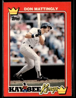 1990 Topps Kay-Bee Kings of Baseball #18 Don Mattingly Yankees Card 2602G - Image 1 of 2