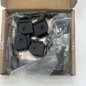 4 Sets Black 2020 Aluminum Extrusion Pivot Hinge for V-Slot T-Slot Profile - Picture 1 of 4