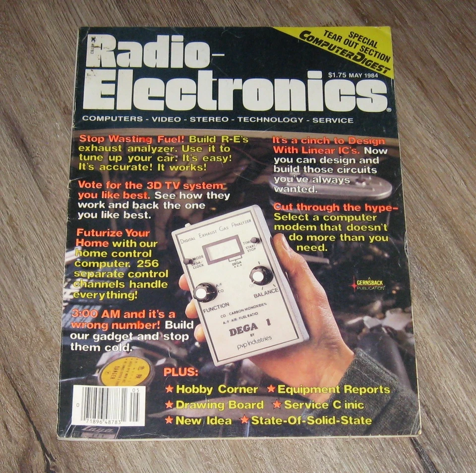 Журнал радиоэлектроники май 1984 компьютеры стерео технологии видео - Изображение 1 из 1