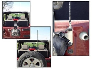 PROCOMM PC31-3004 CB ANTENNA KIT FOR 2007-2017 JEEP WRANGLER RUBICON LIBERTY - Picture 1 of 2