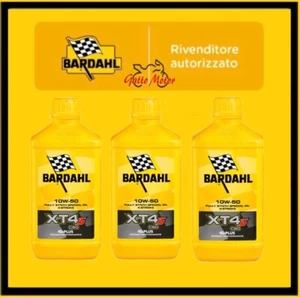 OLIO MOTORE MOTO STRADA RACING PISTA BARDAHL 10W50 XT4-S 10W50 KIT 3 LT - Foto 1 di 7