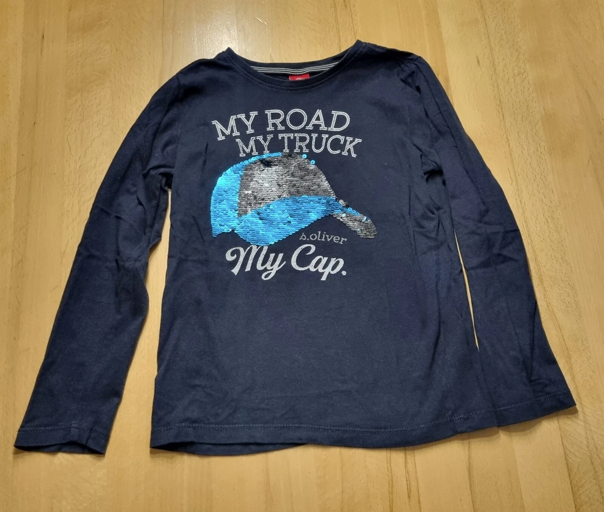 S.Oliver Jungen T-Shirt Langarm Größe 92/98 - Baumwoll-Jersey Mit Fotoprint, Weich & Bequem Für Kinder
