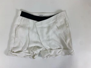 NWT Helmut Lang Origami Shorts Sugar Fabric Optic White Women’s Size 0 - Bild 1 von 15