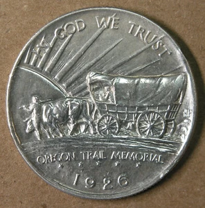 50c 1926-S Oregon Ttail Half Dollar Commemorative AU Details * AvenueCoin - Picture 1 of 2