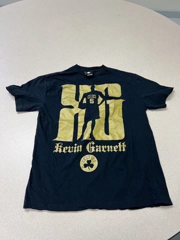Vintage T Shirt Kids Medium Boston Celtics Kevin Garnett NBA Basketball  259 Cover