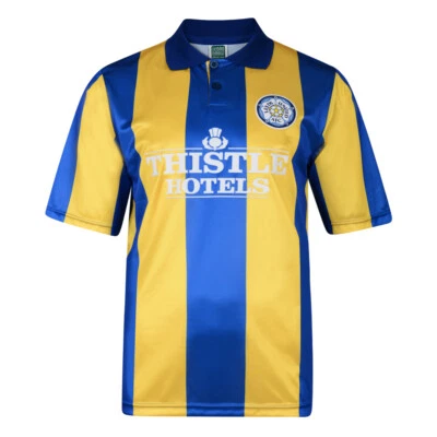Leeds United 1994 Away Retro Football Shirt 100% POLYESTER Men's - Image 1 of 2