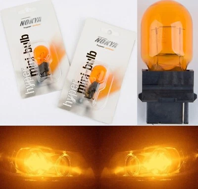 Nokya 3156 Nok6291 27W Amber Two Bulbs Rear Turn Signal Light Replacement Lamp - Image 1 of 4