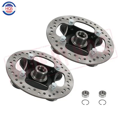 Pair Front/Rear Wheel Hub Rotor W/ Studs For Polaris RZR XP 1000 RZR S 2014-2022 - Image 1 of 4