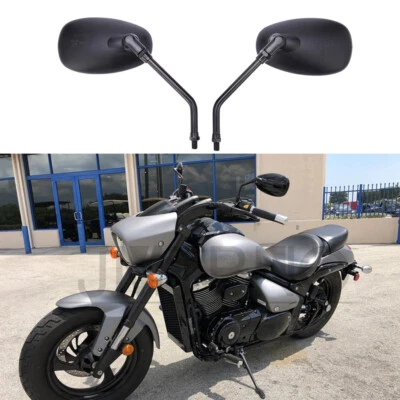 Espejos retrovisores negros 10 mm para moto Suzuki Boulevard M50 M109R C50 C90 Foto 1 de 4